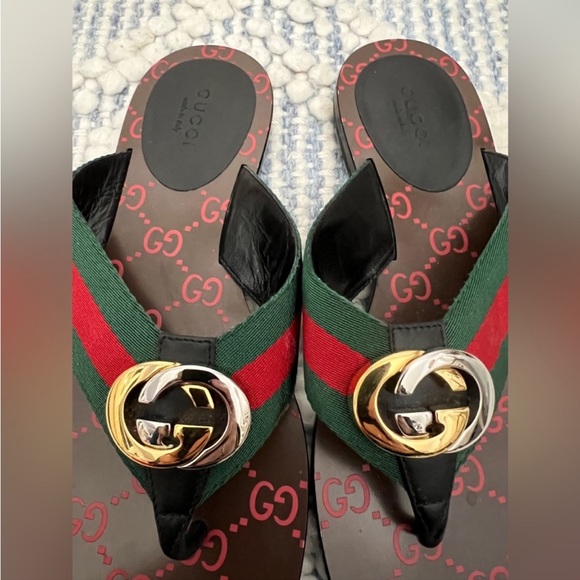 Gucci Sandals, 100% authentic, worn twice - Picture 2 of 7